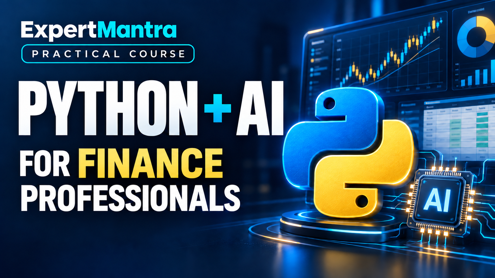Certification Course on Python with AI for Finance Professionals